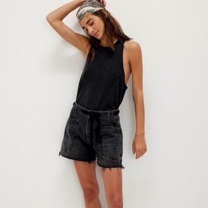 New!! We The Free People Moxie Barrel Shorts Night Hawk